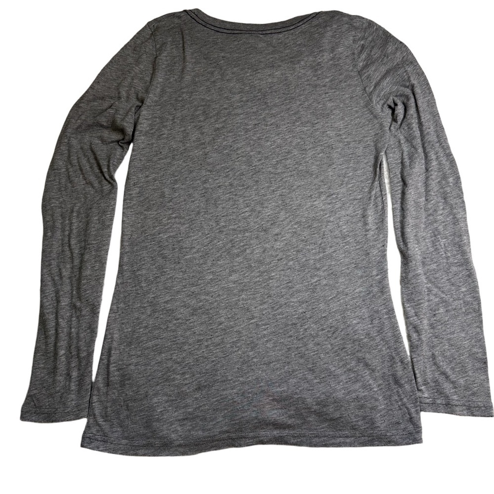 Abercrombie and Fitch Gray Tee Size Large Long Sleeve Classic Fitch Graphic NWOT - Picture 10 of 10